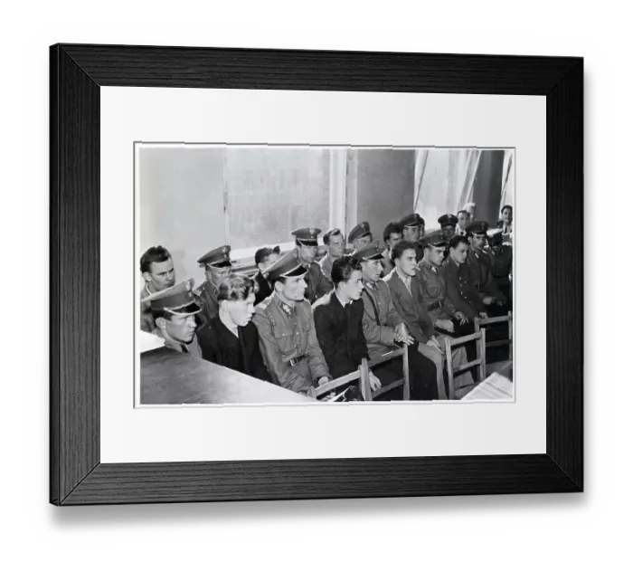 Framed Print : Poland's Bread and Freedom Rioters Stand Trial Framed Print : Poland's Bread and Freedom Rioters Stand Trial
