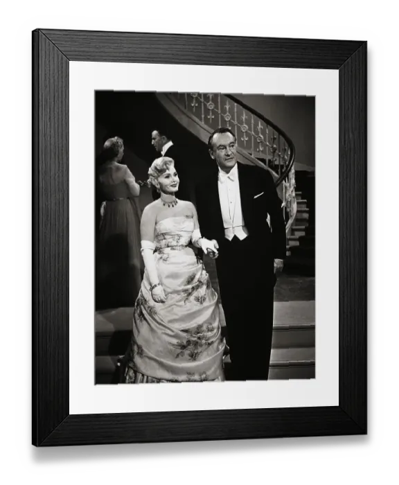 Framed Print : Zsa Zsa Gabor and George Sanders in Death of a Scoundrel Framed Print : Zsa Zsa Gabor and George Sanders in Death of a Scoundrel