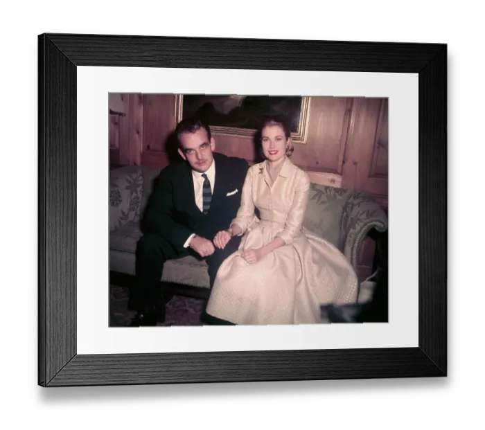 Framed Print : Grace Kelly and Prince Rainier Framed Print : Grace Kelly and Prince Rainier