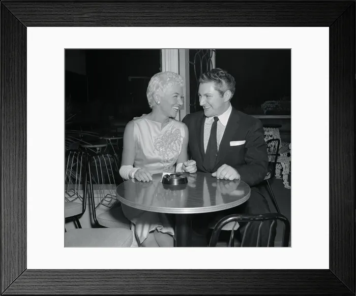Framed Print : Liberace and Betty Reilly Framed Print : Liberace and Betty Reilly