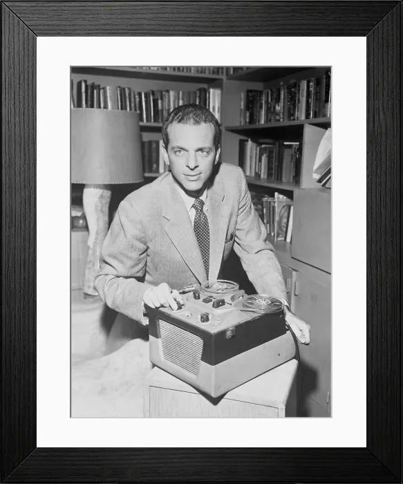 Framed Print : Portrait of Morey Bernstein Framed Print : Portrait of Morey Bernstein