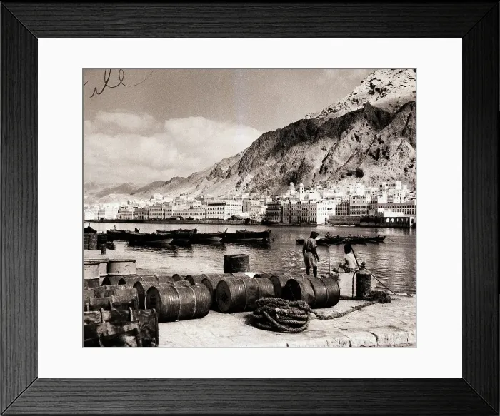 Framed Print : Forty Gallon Oil Drums at Quay Framed Print : Forty Gallon Oil Drums at Quay