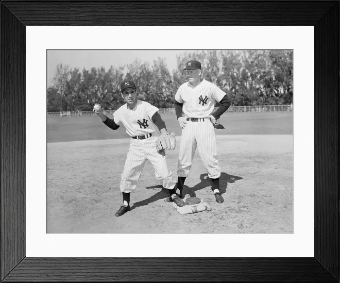 Framed Print : Phil Rizzuto and Tony Kubek Framed Print : Phil Rizzuto and Tony Kubek