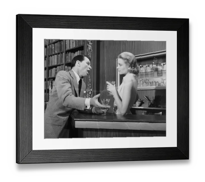 Framed Print : Frank Sinatra Singing to Grace Kelly Framed Print : Frank Sinatra Singing to Grace Kelly
