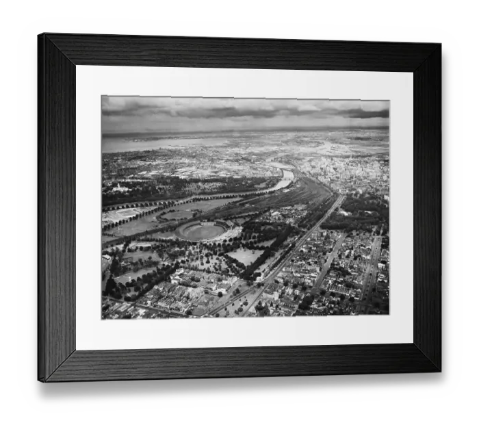 Framed Print : Aerial View of Melbourne Framed Print : Aerial View of Melbourne