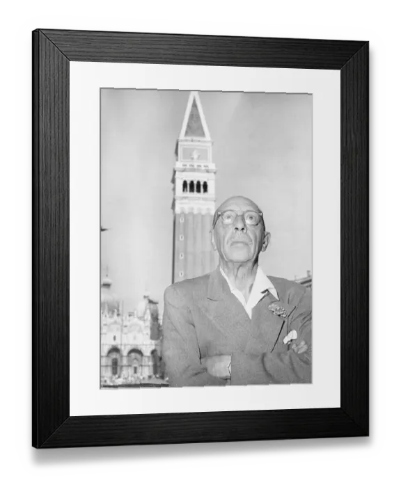 Framed Print : Composer Igor Stravinsky Framed Print : Composer Igor Stravinsky