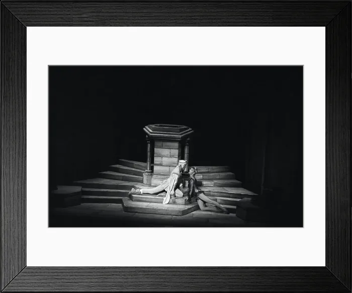 Framed Print : Mel Ferrer and Audrey Hepburn in Stage Pose Framed Print : Mel Ferrer and Audrey Hepburn in Stage Pose