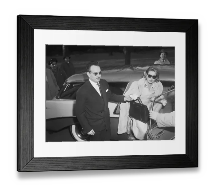 Framed Print : Prince Rainier III of Monaco and Grace Kelly Framed Print : Prince Rainier III of Monaco and Grace Kelly