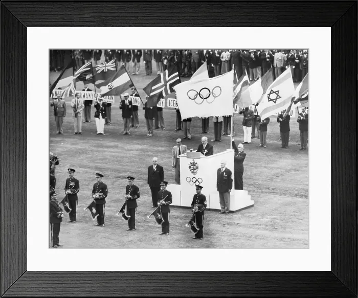 Framed Print : Avery Brundage Making Closing Speech