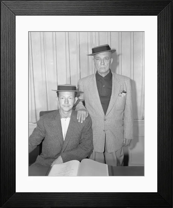 Framed Print : Buster Keaton and Donald O'Connor Framed Print : Buster Keaton and Donald O'Connor