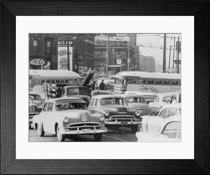 Framed Print : View of Traffic Framed Print : View of Traffic
