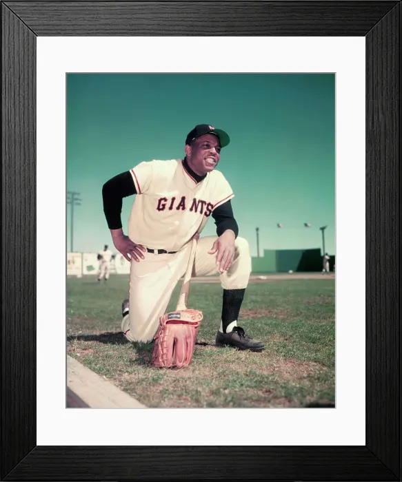 Framed Print : New York Giant's Willie Mays