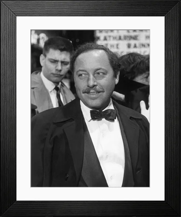 Framed Print : Tennessee Williams At Opening Of Film Framed Print : Tennessee Williams At Opening Of Film