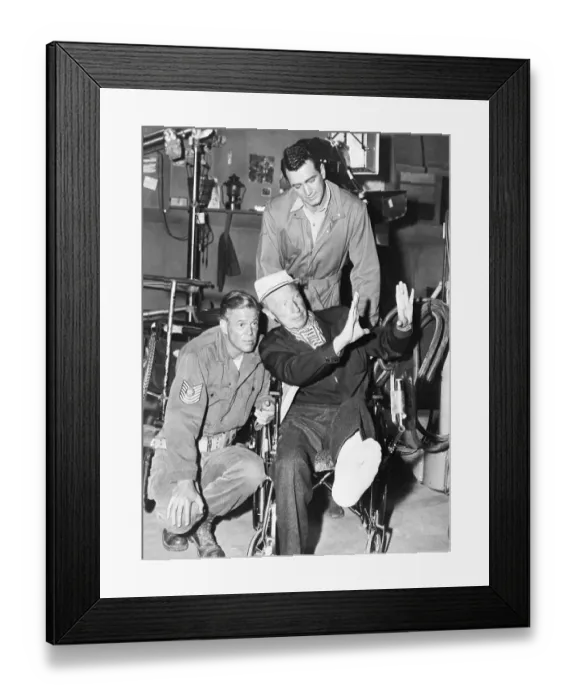 Framed Print : Rock Hudson Wheels Director Framed Print : Rock Hudson Wheels Director