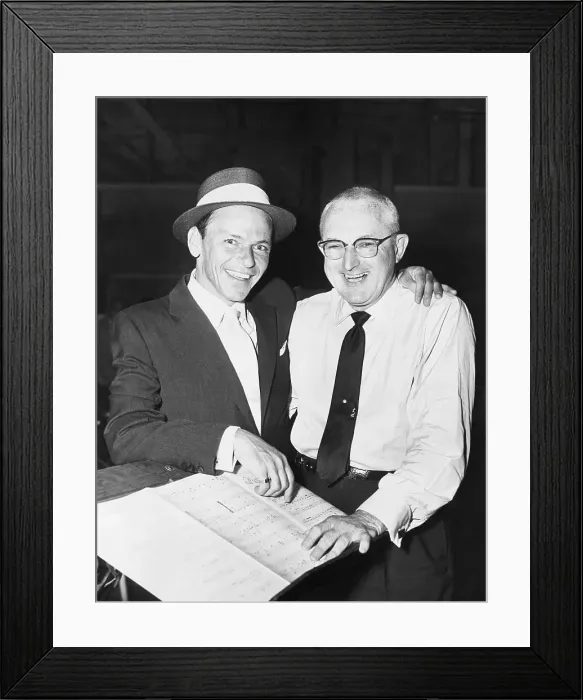 Framed Print : Frank Sinatra And Tommy Dorsey; Music Framed Print : Frank Sinatra And Tommy Dorsey; Music
