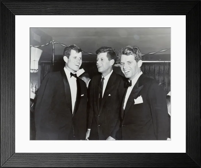 Framed Print : Kennedys At Stork Club; Ted, John & Rob Framed Print : Kennedys At Stork Club; Ted, John & Rob