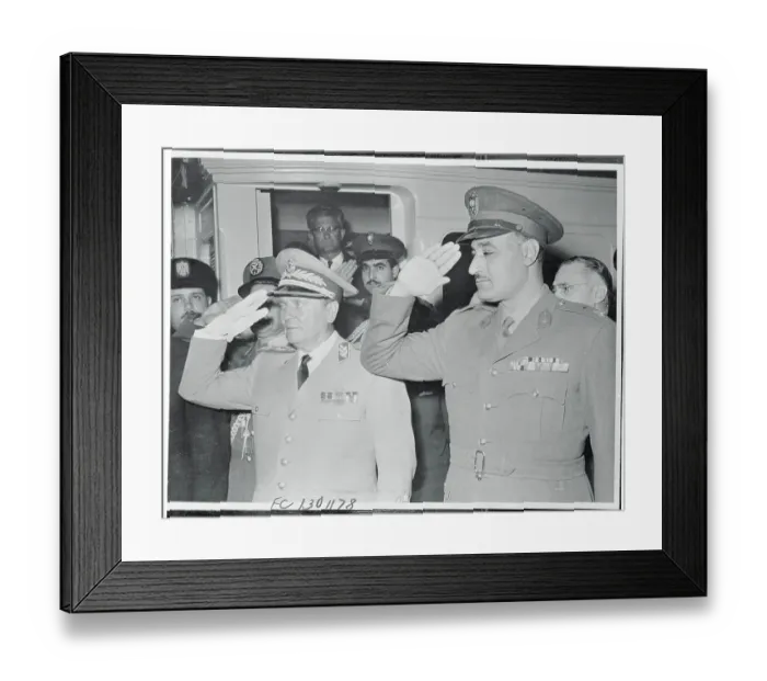 Framed Print : Marshal Tito with Gamal Andel Nasser Framed Print : Marshal Tito with Gamal Andel Nasser