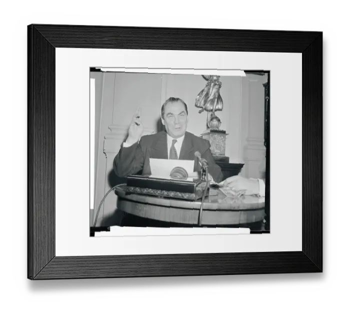 Framed Print : Portrait of Russian Ambassador Georgi N Zarubin Framed Print : Portrait of Russian Ambassador Georgi N Zarubin