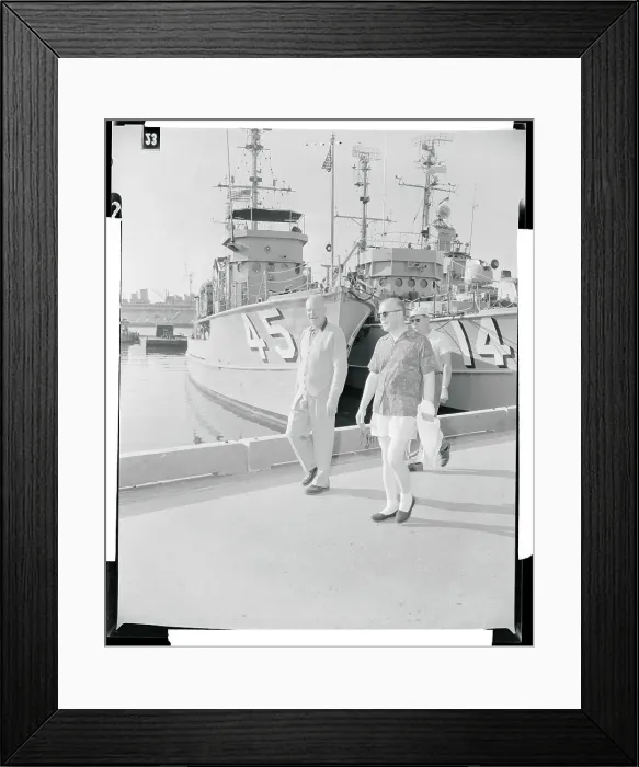 Framed Print : Dwight Eisenhower with His Brother Milton and James Hagerty Framed Print : Dwight Eisenhower with His Brother Milton and James Hagerty
