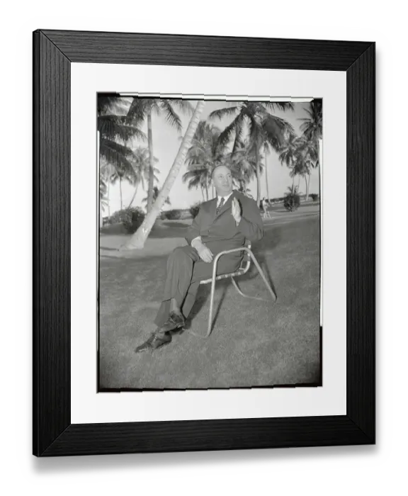 Framed Print : Portrait of Luis Batlle Berres Framed Print : Portrait of Luis Batlle Berres