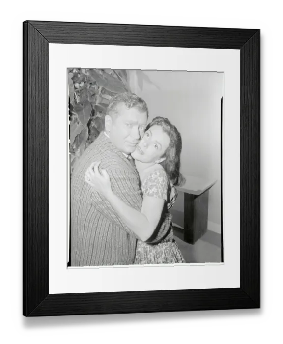 Framed Print : Buddy Ebsen and Mary Sinclair Framed Print : Buddy Ebsen and Mary Sinclair