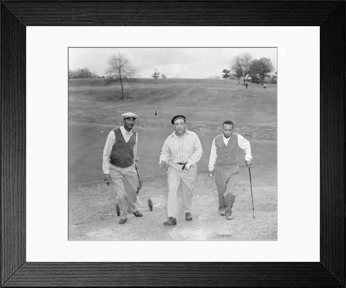 Framed Print : First African American Golfers at Atlanta Course Framed Print : First African American Golfers at Atlanta Course