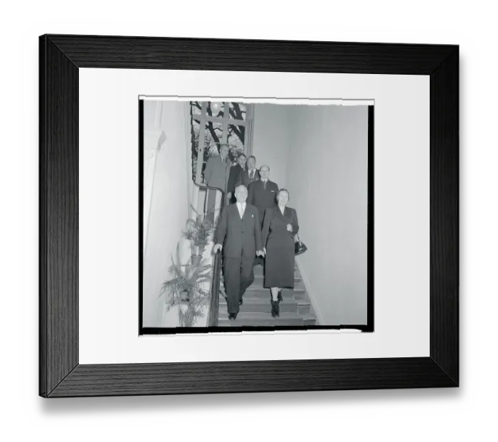 Framed Print : Valerian A. Zorin and His Wife
