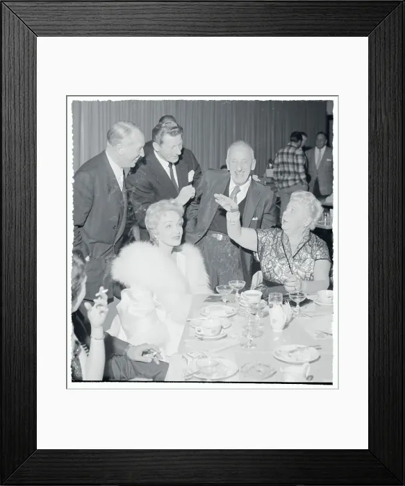 Framed Print : Sophie Tucker Sitting with Colleagues Framed Print : Sophie Tucker Sitting with Colleagues