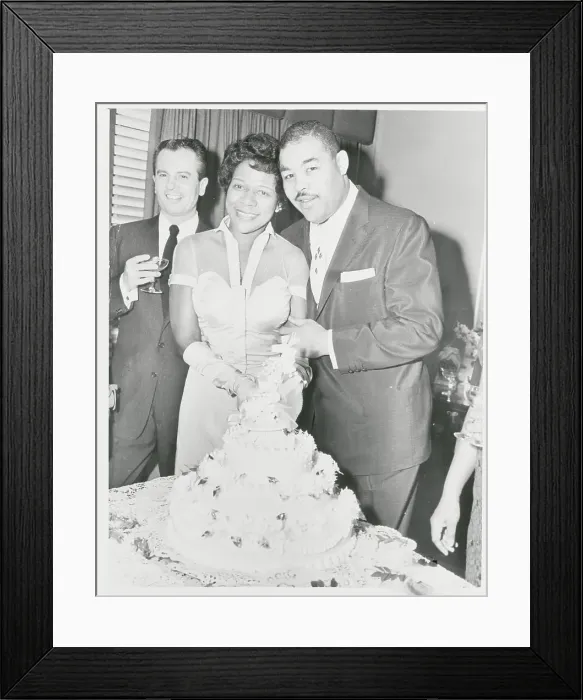 Framed Print : Joe Louis and Wife Framed Print : Joe Louis and Wife