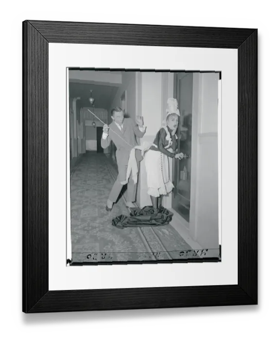 Framed Print : Todd Bolender and Jane Mason in Scene From Ballet Framed Print : Todd Bolender and Jane Mason in Scene From Ballet