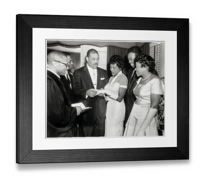 Framed Print : Joe Louis Wedding Picture Framed Print : Joe Louis Wedding Picture