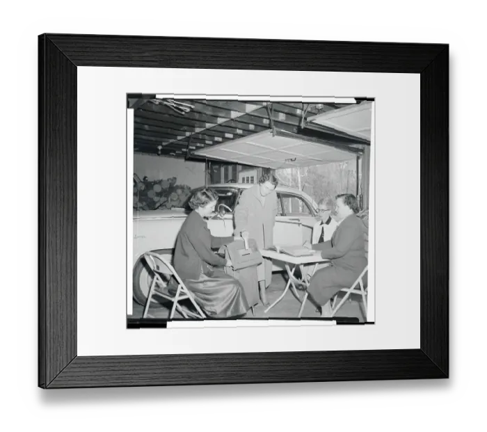 Framed Print : Voters in Olympia Voting Framed Print : Voters in Olympia Voting