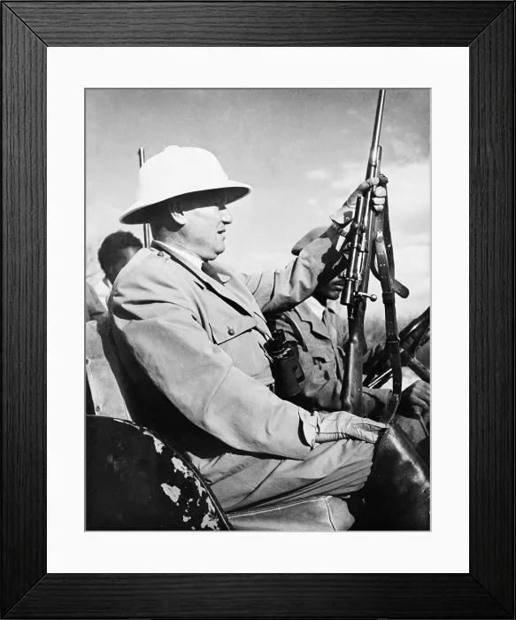 Framed Print : Josip Broz Tito on Hunting Trip Framed Print : Josip Broz Tito on Hunting Trip