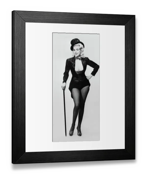 Framed Print : Jayne Mansfield Modeling Formal Wear Framed Print : Jayne Mansfield Modeling Formal Wear