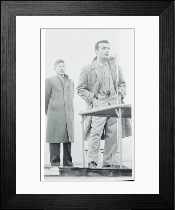 Framed Print : Charles Clark and Union Official Framed Print : Charles Clark and Union Official
