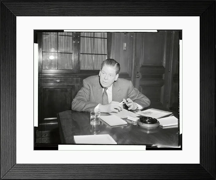 Framed Print : Portrait of James P Mitchell Speaking Framed Print : Portrait of James P Mitchell Speaking