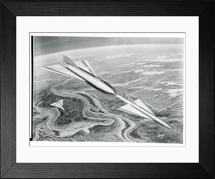 Framed Print : A Three-Stage Rocket Ship Framed Print : A Three-Stage Rocket Ship