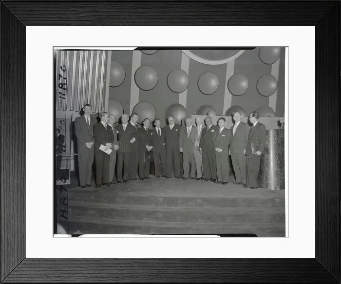 Framed Print : Newly Elected United Nations Delegates Posing Together Framed Print : Newly Elected United Nations Delegates Posing Together