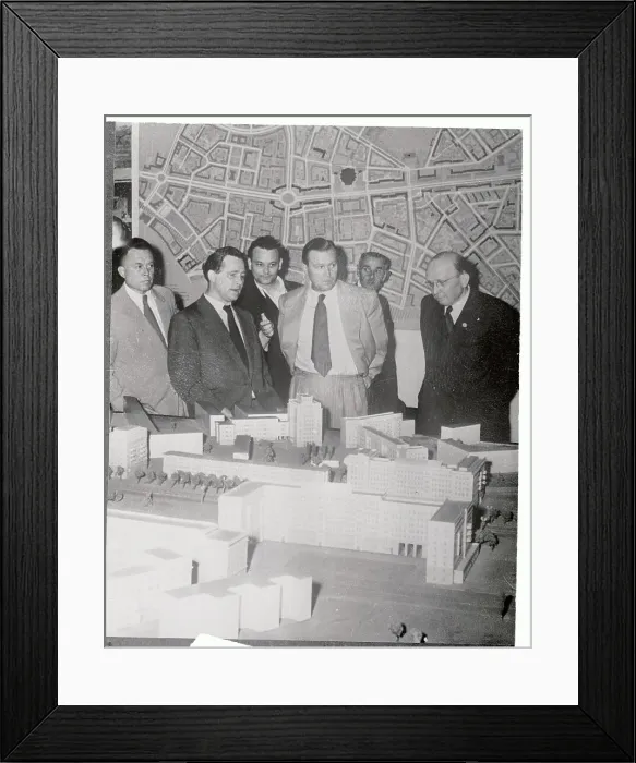 Framed Print : Portrait of West Germany Government Officials Framed Print : Portrait of West Germany Government Officials