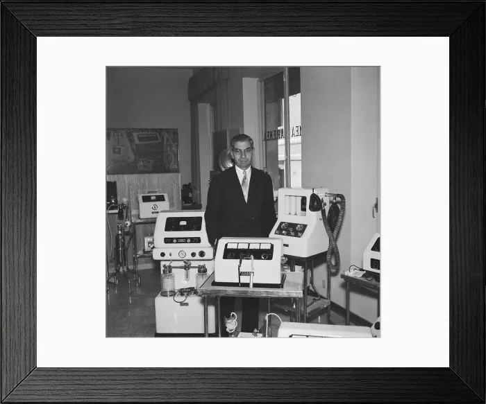Framed Print : Lucky Luciano Working in Medical Appliance Business Framed Print : Lucky Luciano Working in Medical Appliance Business