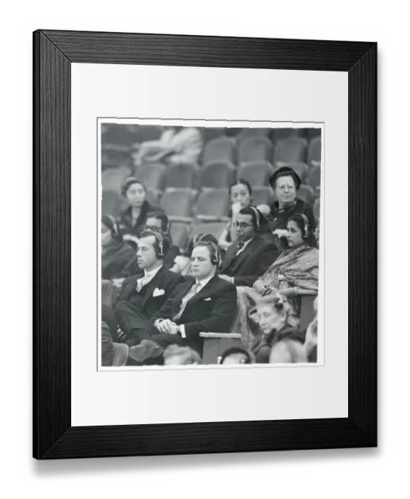 Framed Print : Portrait of Marlon Brando at the UN