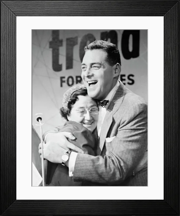 Framed Print : Jack Barry Embracing Ethel Richardson Framed Print : Jack Barry Embracing Ethel Richardson