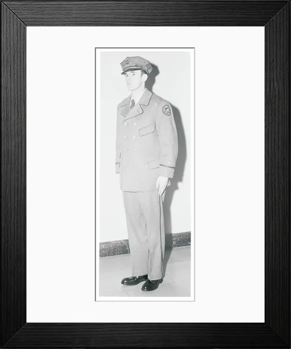 Framed Print : View of New Postmaster Uniforms