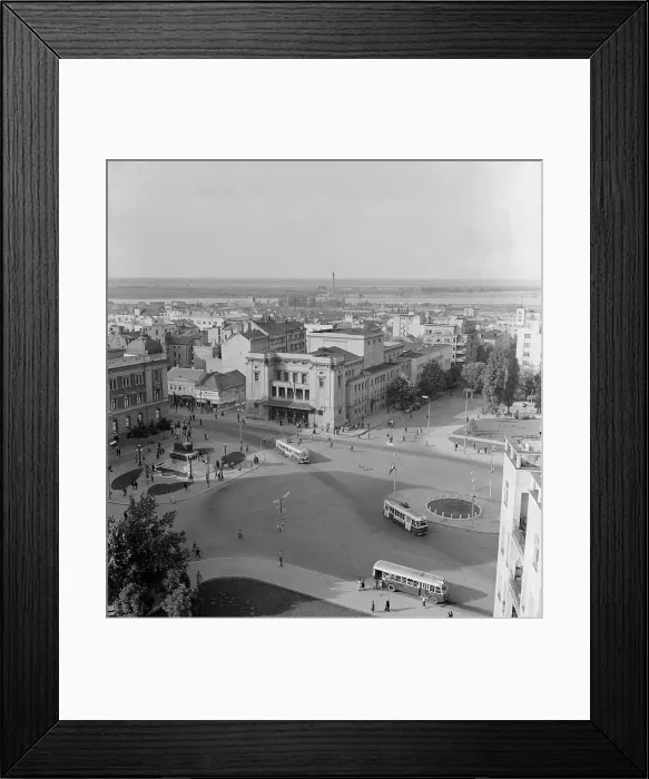 Framed Print : Aerial View of the Square of the Republic Framed Print : Aerial View of the Square of the Republic