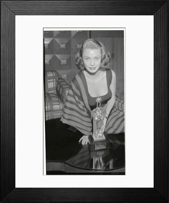 Framed Print : Rosemarie Bowe with Audie Award Framed Print : Rosemarie Bowe with Audie Award