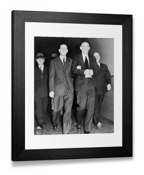 Framed Print : Guard Escorting Robert Stroud Framed Print : Guard Escorting Robert Stroud