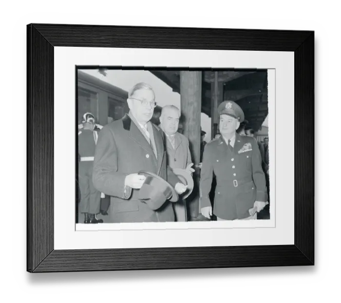 Framed Print : James Conant with Charles Dasher Jr and Bernard Gufler Framed Print : James Conant with Charles Dasher Jr and Bernard Gufler