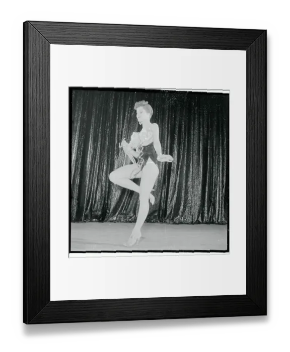 Framed Print : Debra Paget Performing in Night Club Framed Print : Debra Paget Performing in Night Club