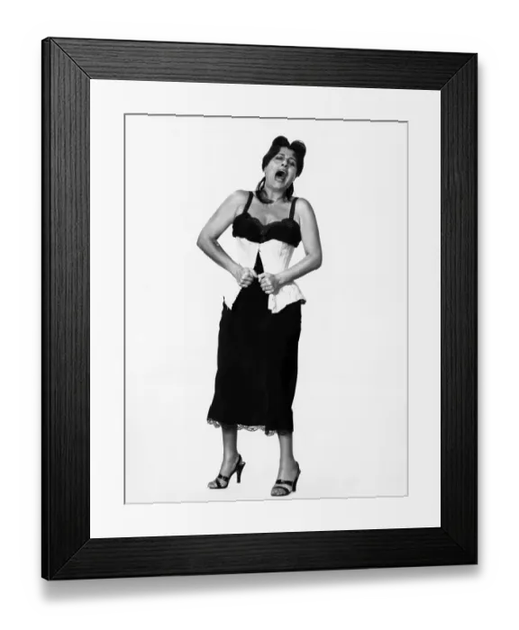 Framed Print : Anna Magnani Putting on Girdle for The Rose Tattoo Framed Print : Anna Magnani Putting on Girdle for The Rose Tattoo