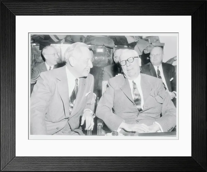 Framed Print : Harlow Curtice and Alfred Sloan Framed Print : Harlow Curtice and Alfred Sloan